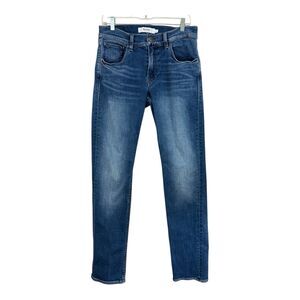 Hudson Jeans Blake Slim Straight Mens Sz 32x33 Medium Wash Blue Denim Stretch